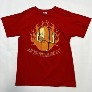Vintage 2004 Beavis and Butthead MTV Cornholio T Shirt Men's Small Mike Judge